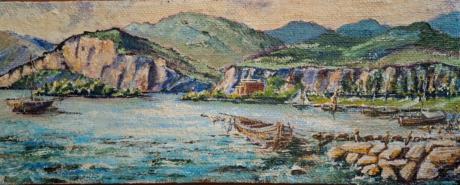 L'isola di Val di Sogno, lago di Garda