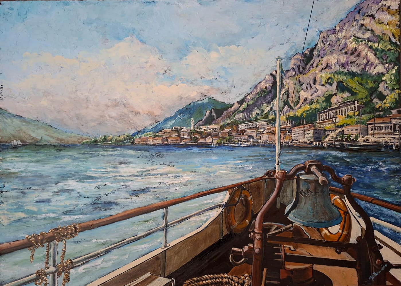 Limone vista dalla motonave storica 