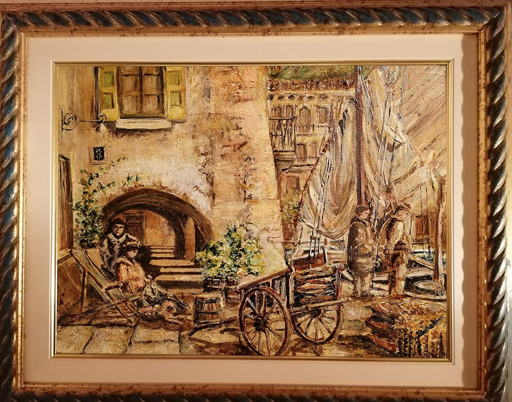 Sul molo di Malcesine