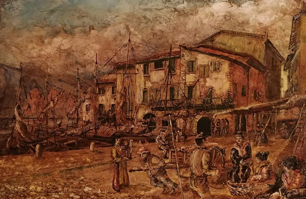 Malcesine d'altri tempi, il porto