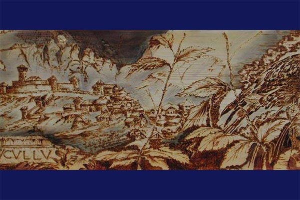 Scorcio di Cogollo del Cengio nel XIII sec, rielaborazione storica