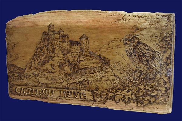 Scorcio del castello di Meda nel XIII sec, rielaborazione storica