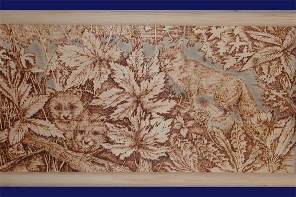 Volpi nel bosco